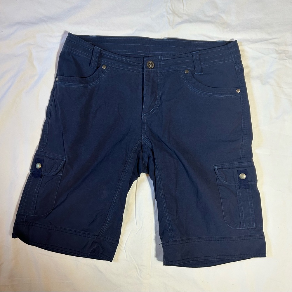 Women's Kuhl Dark Blue Splash Shorts 11" inseam